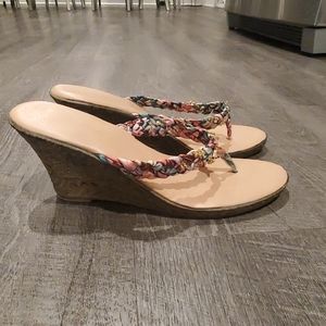 GOLDTOE wedge sandals